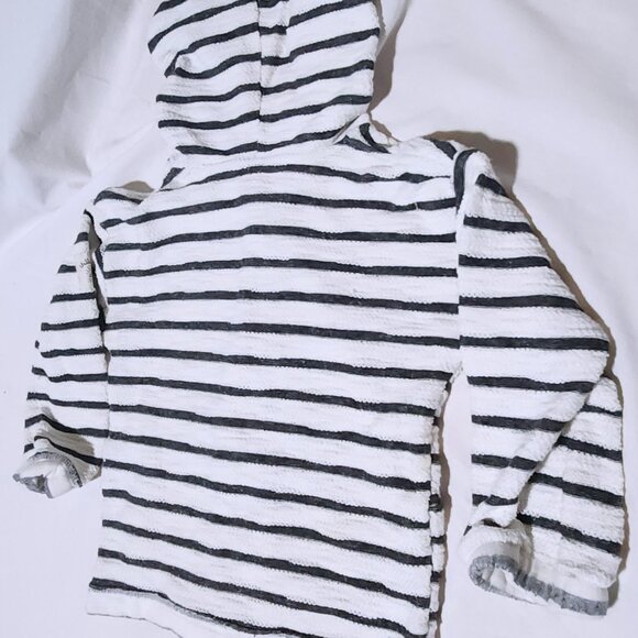 “Chillin’ Out” Striped Zip Hoodie – Size 4T – Soft Terry Cloth with Retro Patch - Picture 5 of 5